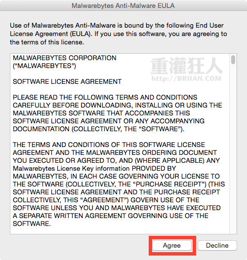 setup malwarebytes for automatic scan on a mac